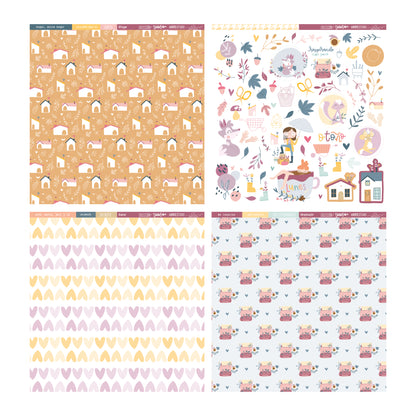 KIT 12 PAPELES TAMADABA 12X12" - SCRAPBOOKING