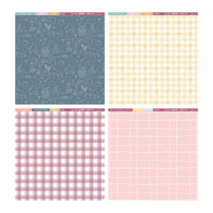 KIT 12 PAPELES TAMADABA 12X12" - SCRAPBOOKING