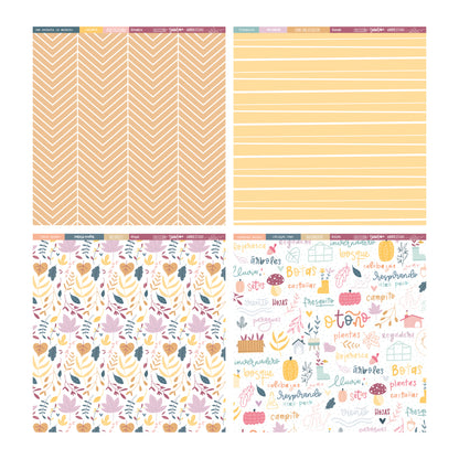 KIT 12 PAPELES TAMADABA 12X12" - SCRAPBOOKING