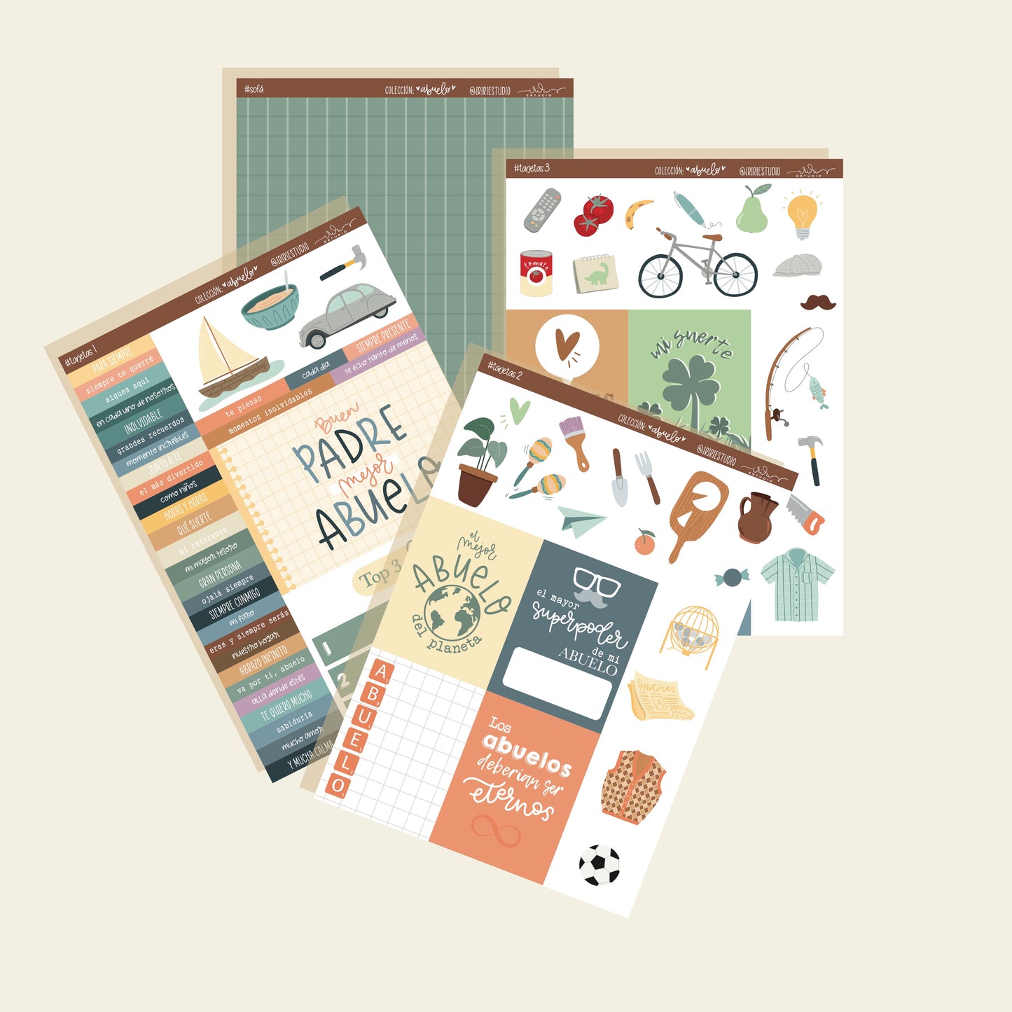 COLEC. DIGITAL ABUELO A4 (FOLIO) - SCRAPBOOKING