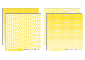 KIT 10 PAPELES BÁSICOS TRÓPICO - BÁSICOS SCRAPBOOKING