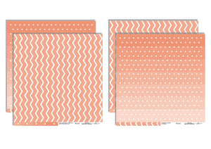 KIT 10 PAPELES BÁSICOS TRÓPICO - BÁSICOS SCRAPBOOKING