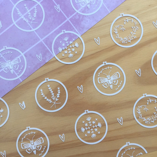 ACETATO BASTIDORES - TATITA - REPO BAJO PEDIDO - SCRAPBOOKING