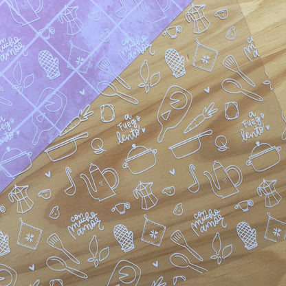 ACETATO COCINA - TATITA - REPO BAJO PEDIDO - SCRAPBOOKING