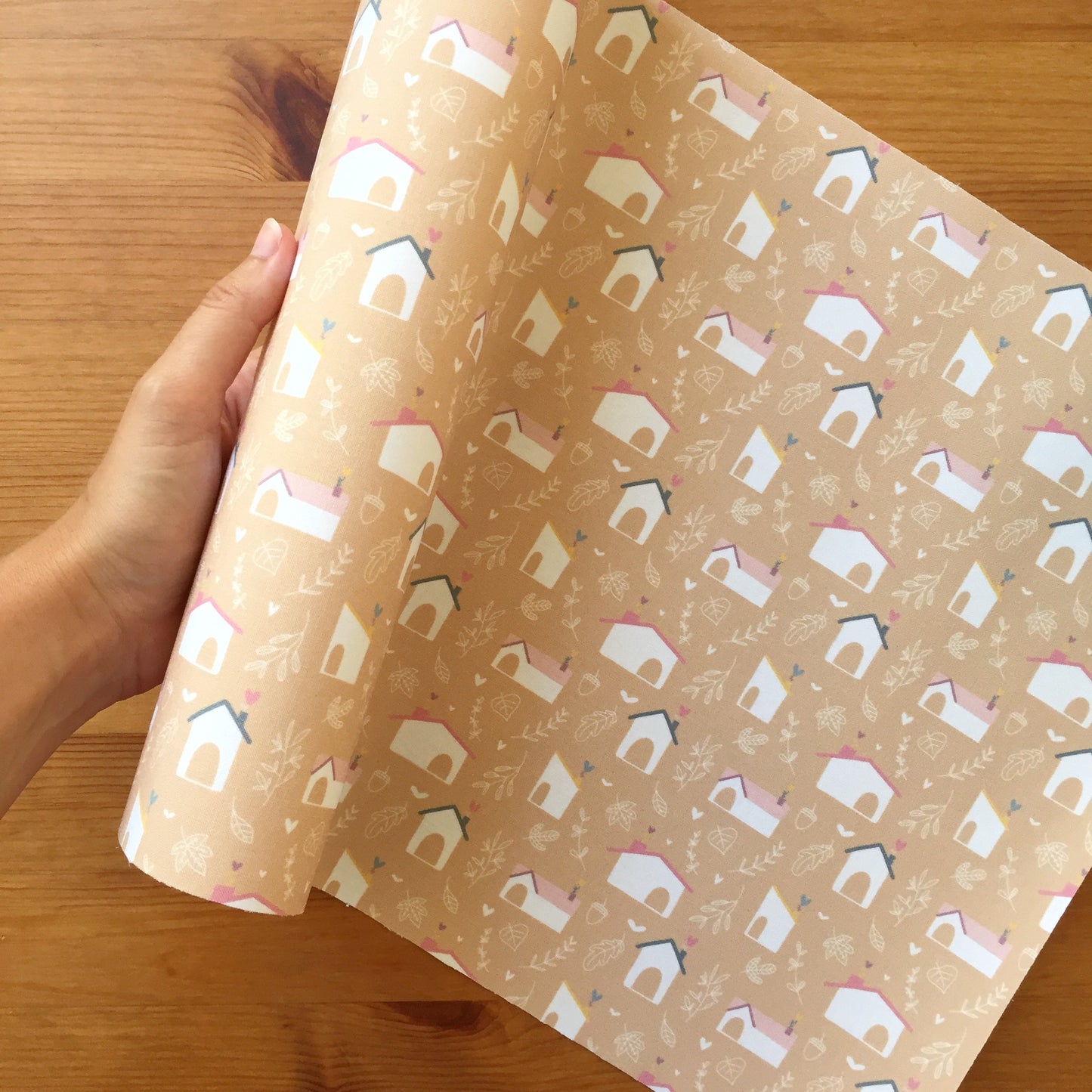 TELA DE ENCUADERNAR EN ROLLO HOGAR - TAMADABA - REPO BAJO PEDIDO - SCRAPBOOKING