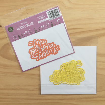 TROQUEL MI FAVORITA - TATITA - SCRAPBOOKING