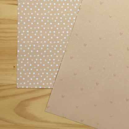 PACK 2 TELAS DE ENCUADERNAR MARRÓN - REPO BAJO PEDIDO - SCRAPBOOKING