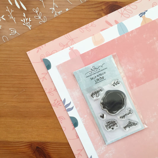 SELLO LACRE (5X7) - CALMA - SCRAPBOOKING