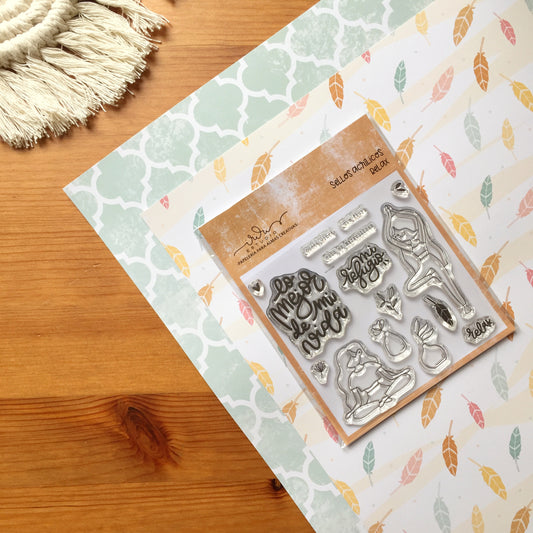 SELLO RELAX (10X10) - CALMA - SCRAPBOOKING