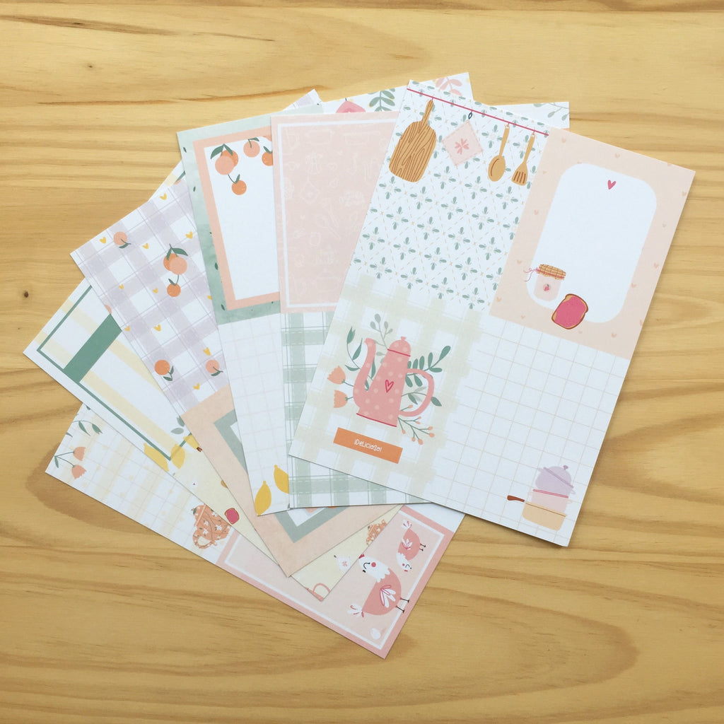 PACK 20 TARJETAS COCINA - TATITA - SCRAPBOOKING