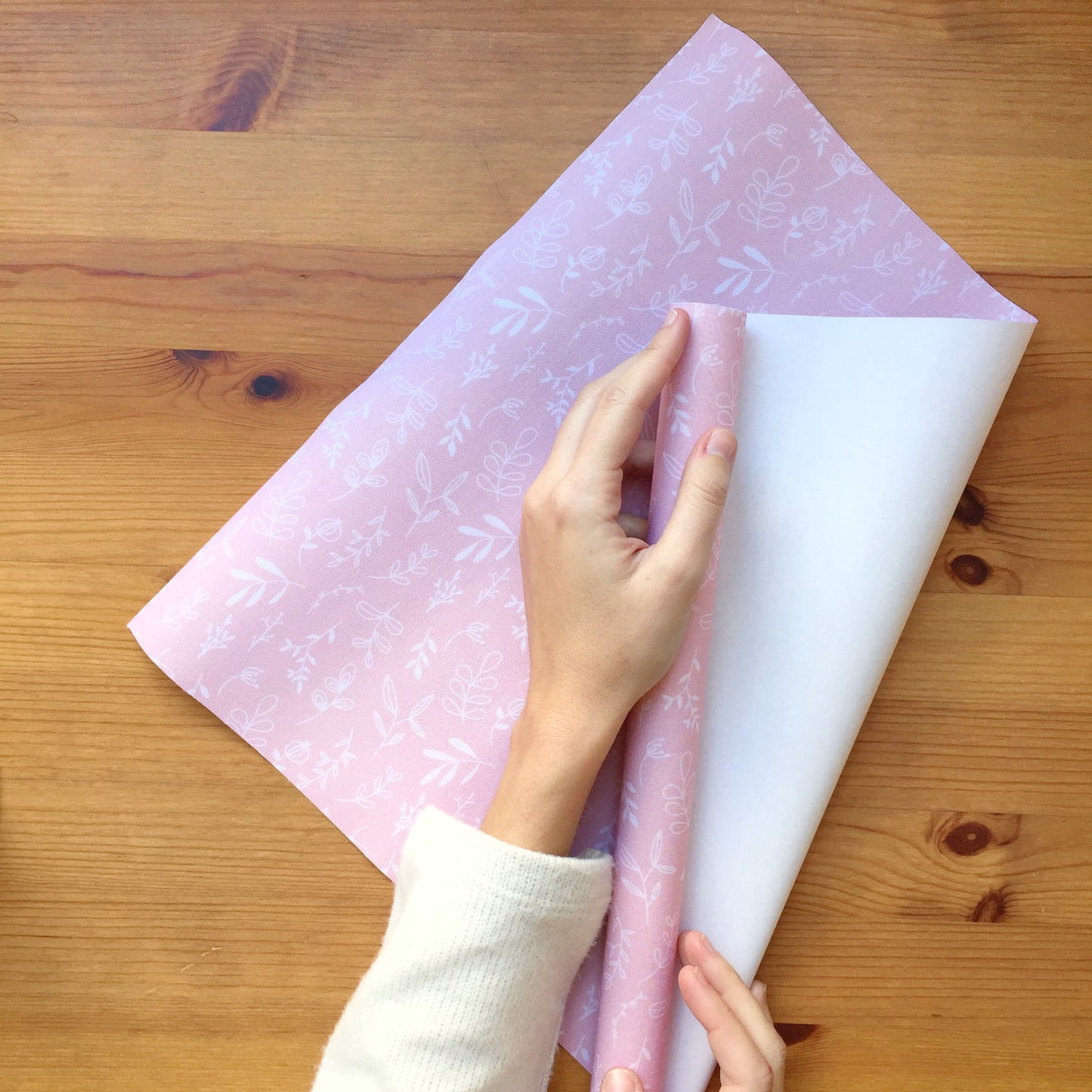 TELA DE ENCUADERNAR EN ROLLO BOTÁNICA - CALMA - REPO BAJO PEDIDO - SCRAPBOOKING