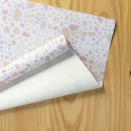TELA DE ENCUADERNAR EN ROLLO TERRAZO - TATITA - REPO BAJO PEDIDO - SCRAPBOOKING