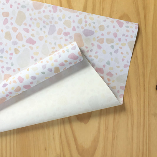 TELA DE ENCUADERNAR EN ROLLO TERRAZO - TATITA - REPO BAJO PEDIDO - SCRAPBOOKING