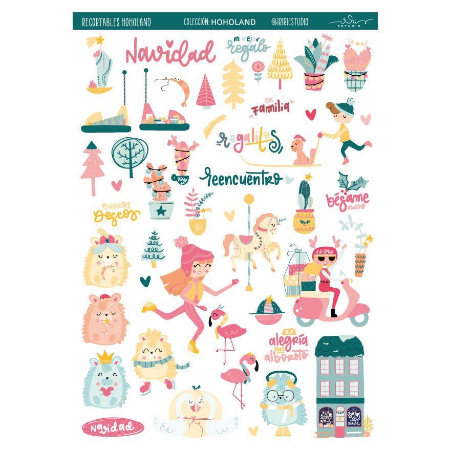 RECORTABLES HOHOLAND  - SCRAPBOOKING