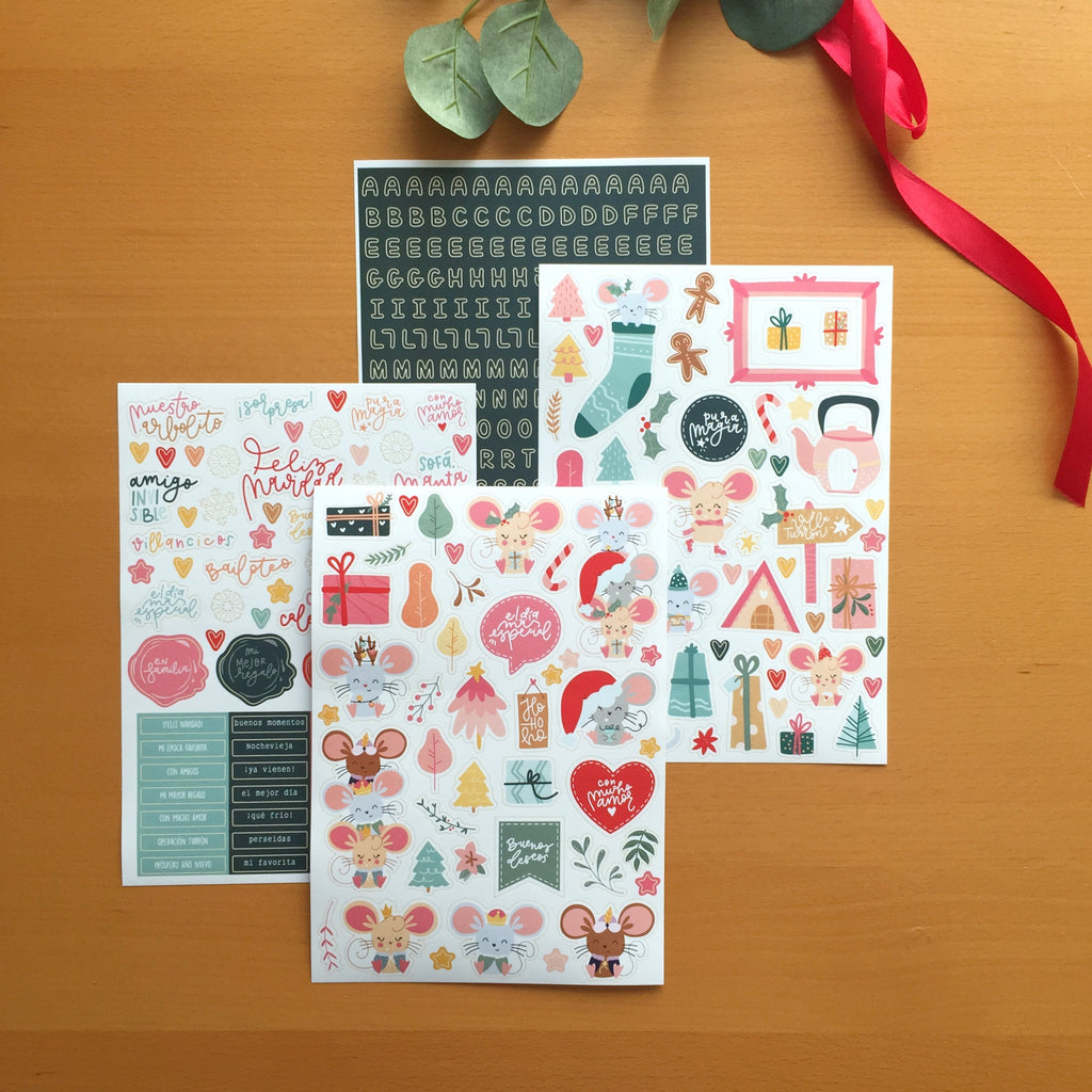 PEGATINAS VILLA TURRÓN - SCRAPBOOKING