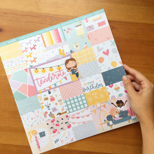 KIT 24 PAPELES TENDERETE - SCRAPBOOKING