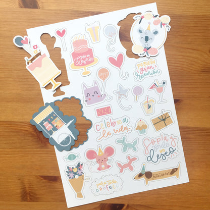 DIE CUTS TENDERETE - SCRAPBOOKING