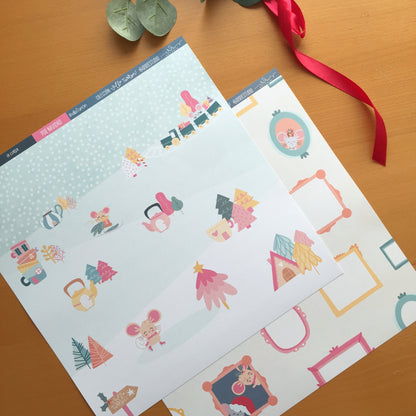 KIT 12 PAPELES VILLA TURRÓN - 12X12" 1 CARA - SCRAPBOOKING