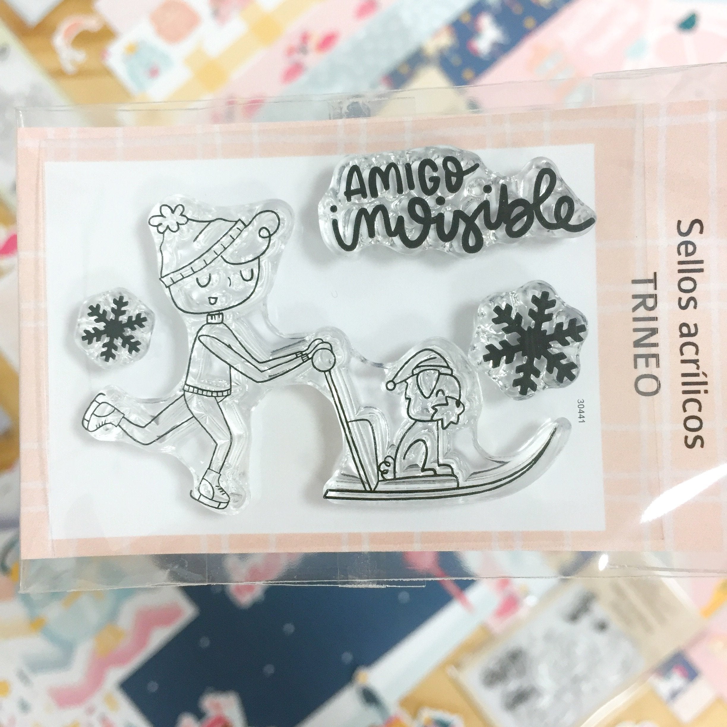 SELLO TRINEO (5X7) - HOHOLAND - SCRAPBOOKING