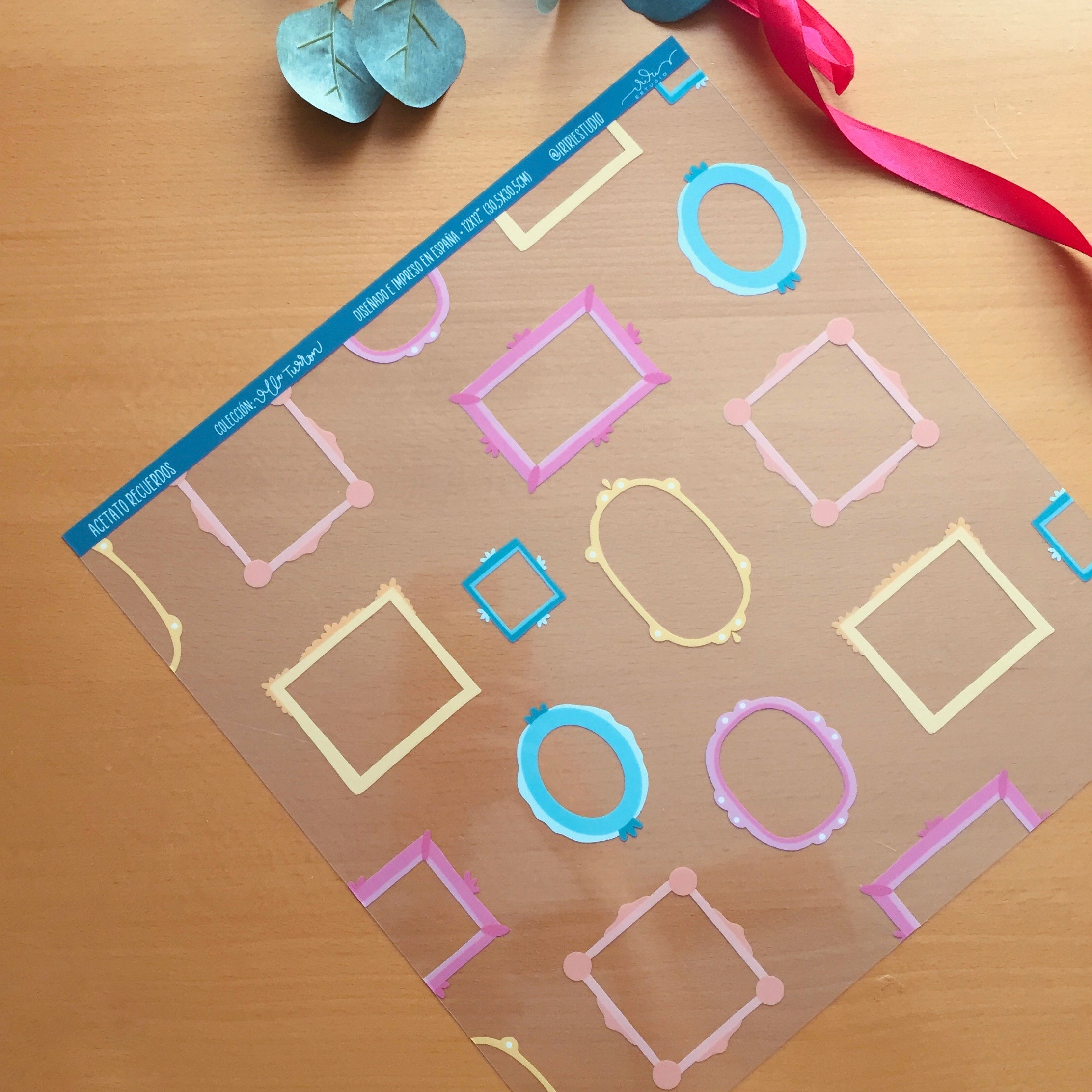 ACETATO RECUERDOS - VILLA TURRÓN - SCRAPBOOKING