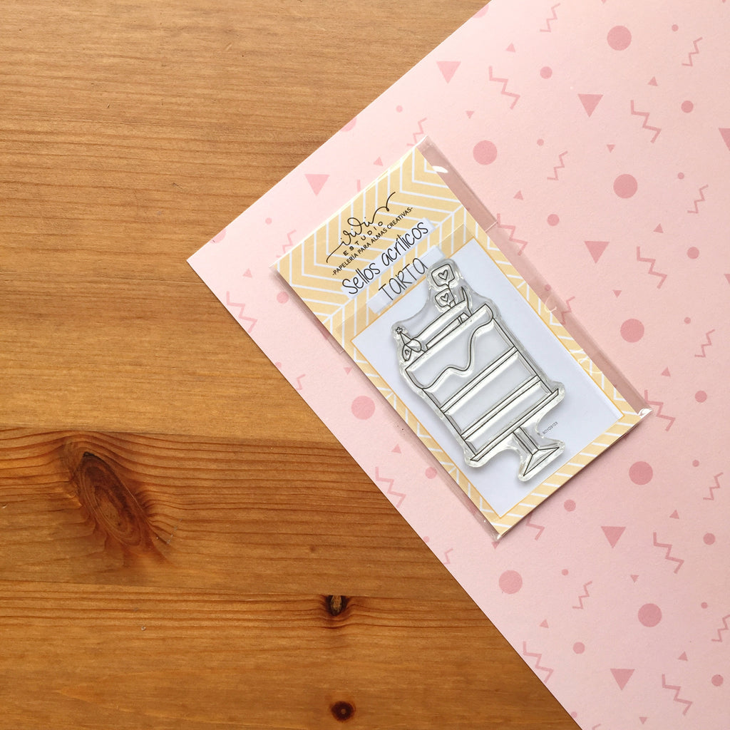 SELLO TARTA (5X7) - TENDERETE - SCRAPBOOKING