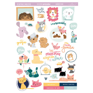 RECORTABLES MASCOTAS - GUAYEDRA  - SCRAPBOOKING